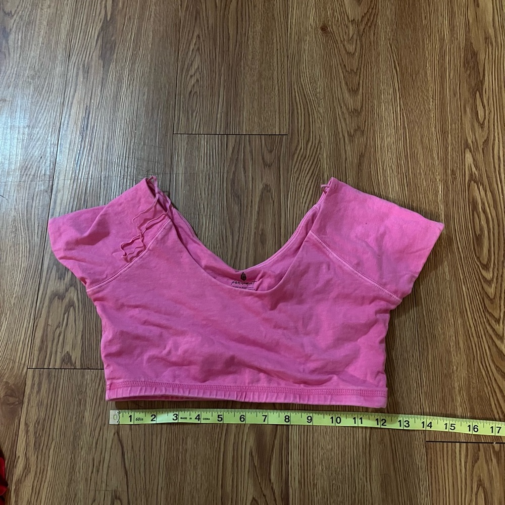 Free People scoop neck crop top